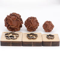 Molde De Perforación De Bola De Flores De Hydrangea QJH Para Manualidades En Cuero Herramienta De Arte Para La Creación De Colgantes Y Decoración De Llaveros DIY - details 5
