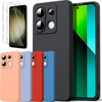 Funda + Protector Cristal Templado Opcional Compatible Con XIAOMI REDMI NOTE 13 PRO 5G Cubre Cámara, Carcasa Silicona Líquida, Interior Micro Fibra Color Negro Azul Rojo Rosa Morado Amarillo, Ajuste Perfecto, Acceso Conectores, Meloenvias mle28 - details 0