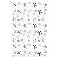 vidaXL Estor enrollable para ducha tela 160x240 cm ancho 156 cm en color Gris claro/Círculos/Cuadrado y más | protección solar decorativa para ventanas hogar oficina dormitorio fácil de instalar - details 8