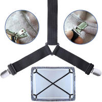 2 PCS Fijadores De Sábanas Elásticos Ajustables Para Colchones Y Sofás Clips De Adaptación Plana Para Cama Material De Poliéster 100% - details 13
