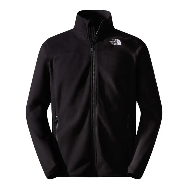Forro Polar Negro The North Face 100 Glazier Cremallera Integral Black - 1