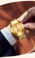 Reloj De Pulsera De Moda Para Mujeres Y Hombres Marca Japonesa Casual Reloj De Cuarzo Impermeable Acero Inoxidable Dorado - details 4