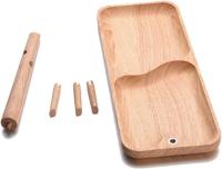 Almacenamiento clave Rack de Madera maciza Creative almacenamiento rack Sala de estar escritorio Caja de almacenamiento decoración (tamaño: A) - details 2