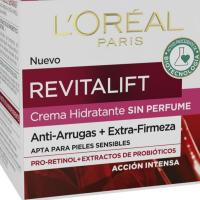 L' Oréal Paris Crema Hidratante Facial Sin Perfume Anti-Arrugas + Extra Firmeza Pro-Retinol + Extracto de Probiótico  ml - details 0