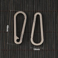 1PCS Hebilla De Llave De Aleación De Titanio Anillo Para Coche Accesorios De Exterior Herramienta EDC Correa De Llave - details 2