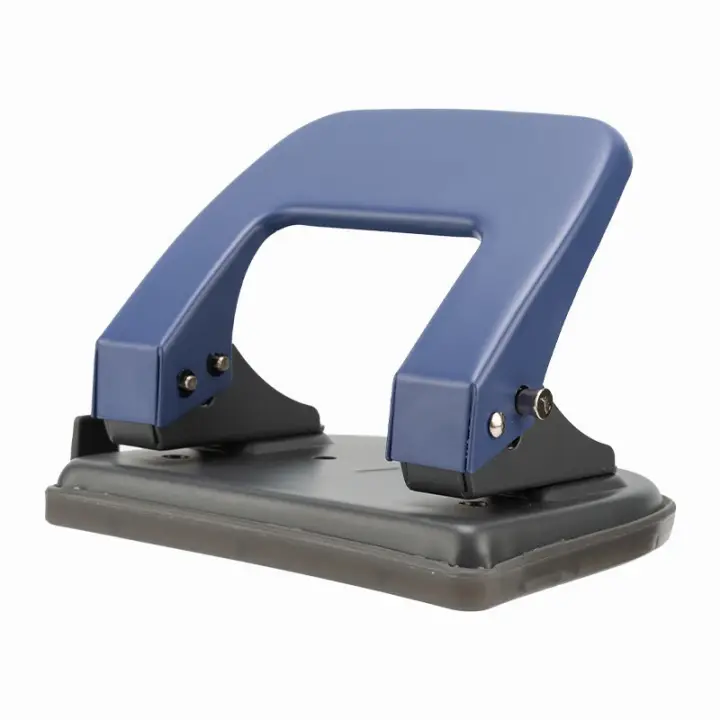 Pulverizador Portátil M&G De Medio Tamaño Con 20 Hojas Pulgada 5.5mm/Distancia Entre Agujeros 80mm Con Regla Color Azul - 1