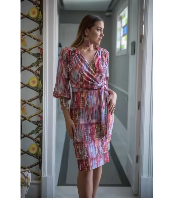 VESTIDO ANTIK GAUDI ROSA KAHYRA Kahyra V2310C - 1