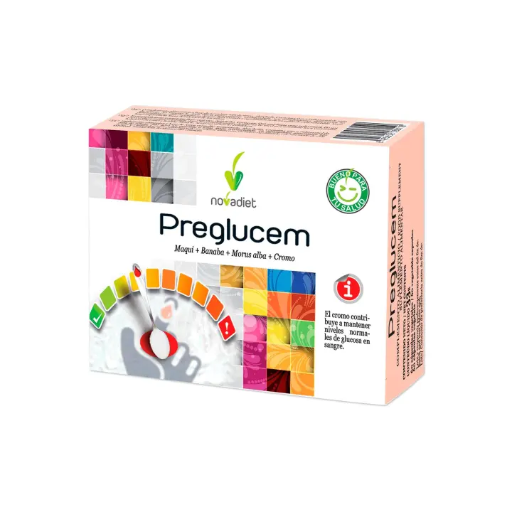 PREGLUCEM.NOVADIET. AYUDA A CONTROLAR LOS NIVELES DE GLUCOSA EN SANGRE - 1