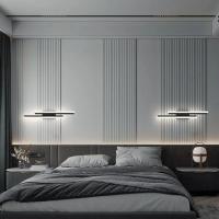 Lámpara De Pared LED Para Interior Estilo Minimalista Moderno Acero Y Acrílico Para Dormitorio Sala De Estar Pasillo Y Escalera Luz Scandinava - details 4