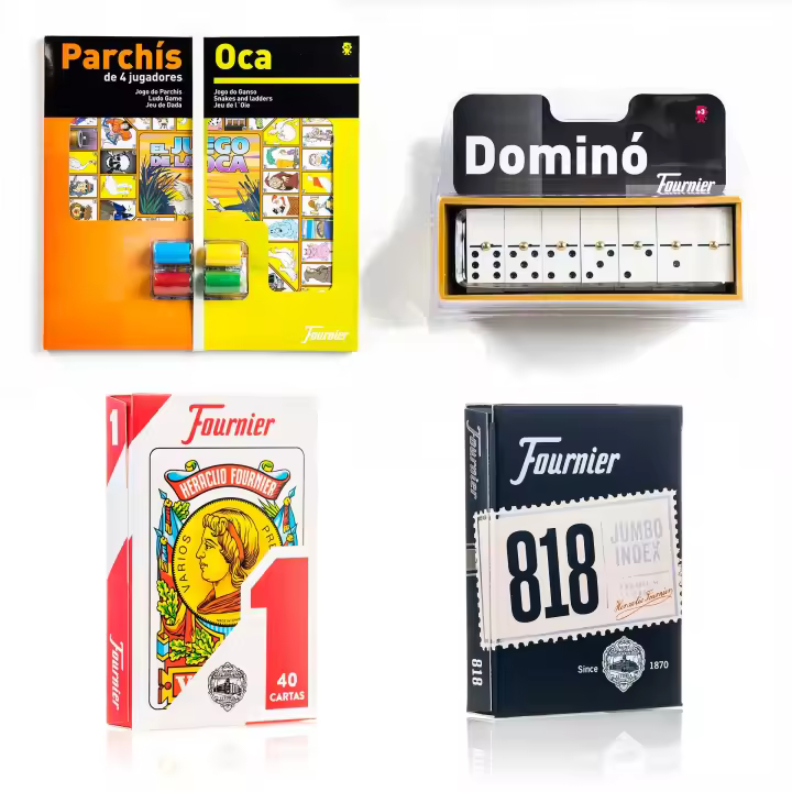 PACK PARCHÍS, JUEGO DE LA OCA, BARAJA ESPAÑOLA Y BARAJA POCKER FOURNIER - CASA RURAL - APARTAMENTO PLAYA - JUEGO EN FAMILIA - JUEGOS DE SIEMPRE - 1