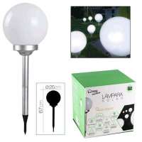 LILI HOME 🌕 Lámparas Solares en Forma de Bola - Blanca - Disponibles en tres tamaños: Ø 10 / Ø 20 / Ø 25 cm - Crear un efecto decorativo y ambiental. Su luz blanca proporciona claridad y resalta los rincones de tu exterior. Pueden colocarse sobre el suel - details 0