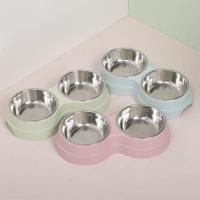 Tazas De Alimentos Y Agua Para Mascotas Doble Acero Inoxidable Alimento Y Agua Para Perros Gatos Pupusas Accesorios Pequeños Para Perros - details 16