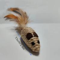 Juguete Interactivo Para Gatos 1/4pcs Sisal Ratón Falso Resistente Mordedura Juguete De Peluche Simulación Rata Para Gatos Y Gatitos Auto-juguetes - details 2
