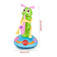 Saxofón Eléctrico Para Niños Juguete Caterpillar Con Luz LED Giratoria Regalo De Navidad Luminoso Y Divertido Para Niños De 3 a 12 Años - details 9