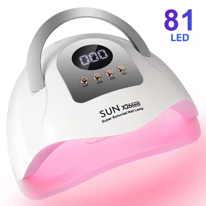 Lámpara LED UV SUN X26 MAX Para Arte De Uñas Con Timer Y Sensor Automático Secador Profesional Para Polvos De Gel Herramienta De Uñas Tamaño 22*20*10cm - 1