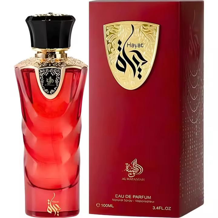 Perfume unisex Hayat Al Watanniah 100ml,Fragancia femenina y masculina amaderada, duradera, sensual, oriental, Colonia de hombre y de mujer NOVEDAD - 1