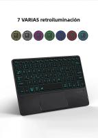 Funda De Teclado Para Samsung Galaxy Tab A9 plus S8 S9 S10 plus S7 S9 FE+ S10FE A8 S6 Lite Cubierta Mágica Compatible Con Varias Versiones De Tabla - details 6