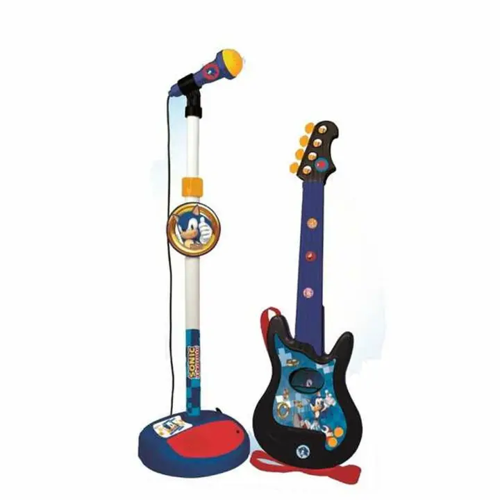 Guitarra Infantil Sonic Micrófono Karaoke - 1