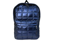 Mochila informal para mujer.MEJORADA.Material de plumón,Impermeable,Color sólido metalizado brillante con gran capaciada - details 9