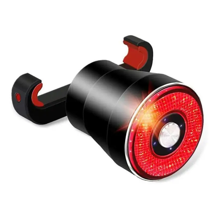Luz trasera de Bicicleta, Luz trasera LED impermeable, Luz trasera de carga USB, Luz de advertencia de Bicicleta trasera - 1