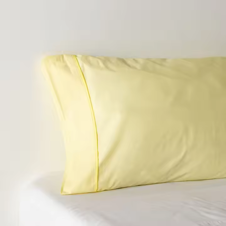 Funda de Almohada Don Algodon Percal Limón - 1