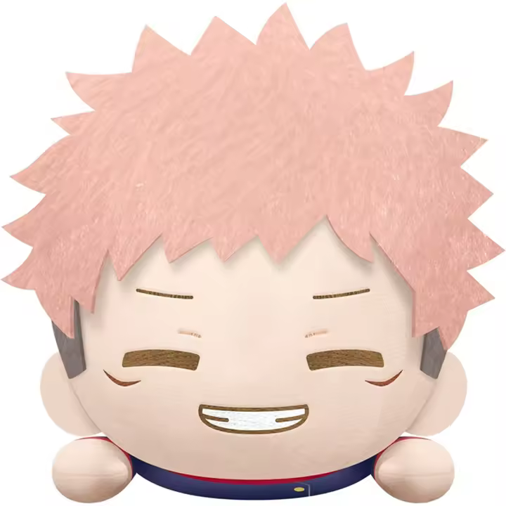 Peluche banpresto jujutsu kaisen lying down big plush yuji itadori - 1