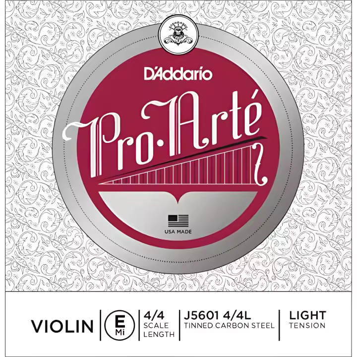 CUERDAS VIOLIN-D'Addario (Pro Arte J56) (Juego Completo) Medium Violin 4/4 - 1