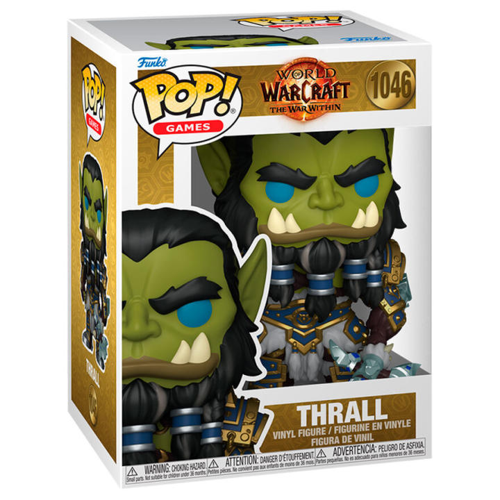 Figura Pop World Of Warcraft The War Within Thrall-Figura de Vinilo Coleccionable - Idea de Regalo- Mercancia Oficial - Juguetes para Niños y Adultos - Movies Fans - Muñeco para Coleccionistas y Exposición