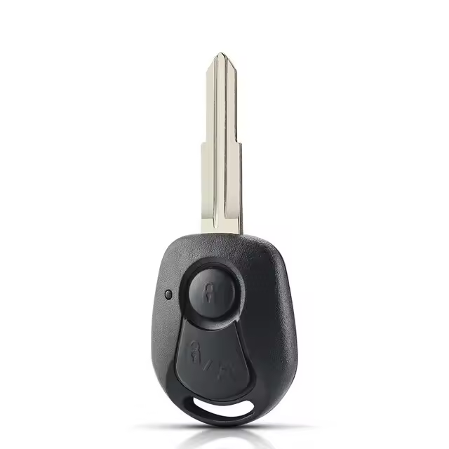 Carcasa Mando Llave De Coche 2 Botones Compatible Con Ssangyong - 1
