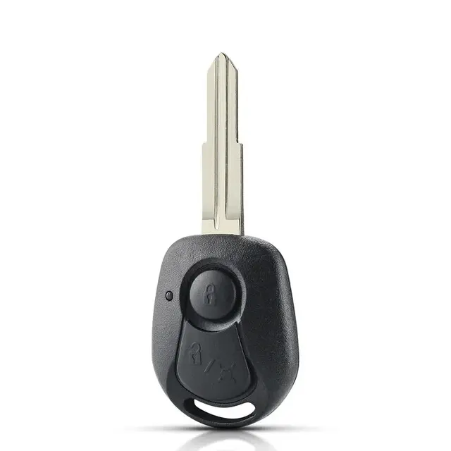 Carcasa Mando Llave De Coche 2 Botones Compatible Con Ssangyong - 1