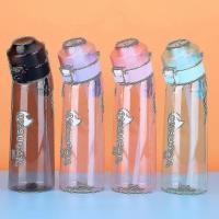 Botella de Agua aromatizada con 7 vanas de Sabor Air Water Up Bottle Frosted Black 650ml Air Starter Up Set Water Cup para Camping Sport Tw - details 1
