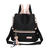 Mochila Casual Para Mujer Impermeable De Nylon Multifuncional Con Gran Capacidad Y Antirrobo Estilo Escolar Bolso De Hombro - details 0