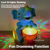 Elefante Músico Caminante Con Batería Y Luz LED Juguete Educativo Interactivo Para Niños Actividad Sensorial Musical Aprendizaje - details 1
