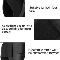 Soporte De Tornillo Compresión Transpirable Para Pie Negro Universal Izquierdo Derecho Ergonómico Con Cinta Elástica Para El Tornillo - details 2