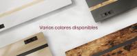 VASAGLE Escritorio Eléctrico Ajustable en Altura, Escriotrio de Pie, Enchufe y Cajón, 60 x 120 cm de Encimera, Ajuste Continuo, 4 Funciones de Memoria de Altura, Roble Natural y Blanco Nube/Blanco/Marrón Rústico y Negro - details 3