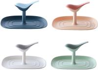 Pan tapa titular de silicona multifuncional espátula cuchara estante cocina almacenamiento organizador soporte blanco - details 0