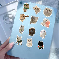 60PCS Pegatinas Impermeables De Gatos Lindos Para Cuaderno Portátil Casco Decalcomanía De Memes De Gatos Para Decoración De Bolsas De Manos - details 2