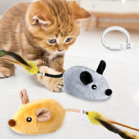 Juguete Interactivo Para Gatos De Peluche Con Sonido Y Luz LED Recargable Por USB Evitación De Obstáculos Para Gatos De Interior - details 0