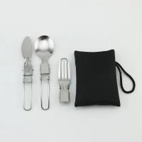 Cuchara De Acero Inoxidable Plegable Para Camping Y Cocina Al Aire Libre Ultra-Ligera Con Forks Y Cucharas 1-10PCS - details 18
