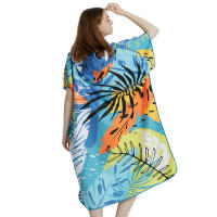 Poncho Toalla Rápida De Secado Microfibra Para Playa Robe De Cambio Para Adultos Toalla De Natación Poncho De Playa A20 - details 6
