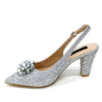 Sandalias De Fiesta Verdes Con Zapatos De Tacón Alto Y Bolso De Venus Chan Estilo INS Punta Redonda Brillante Elegantes Para Mujer - details 9