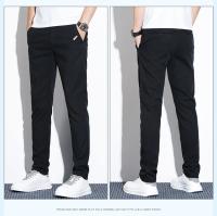 Pantalones Casuales Para Hombre Verano 2024 Lyocell Estirables Ligeros Y Suaves Moda Negocios Transpirables Pantalones Slim De Cierre De Cremallera - details 15