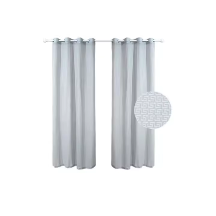 Cortina Visillos Modernas para Ventanas de Salón Dormitorio Oficina, 100% Poliéster ,140x260cm ( 1 piezas) - 1