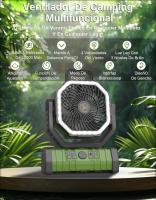 Ventilador de Camping 20000mAh Silencioso 4 Velocidades With 270 ° de Rotación USB Luz LED para Oficinas Dormitorio Tienda Exterior Viajes - details 2