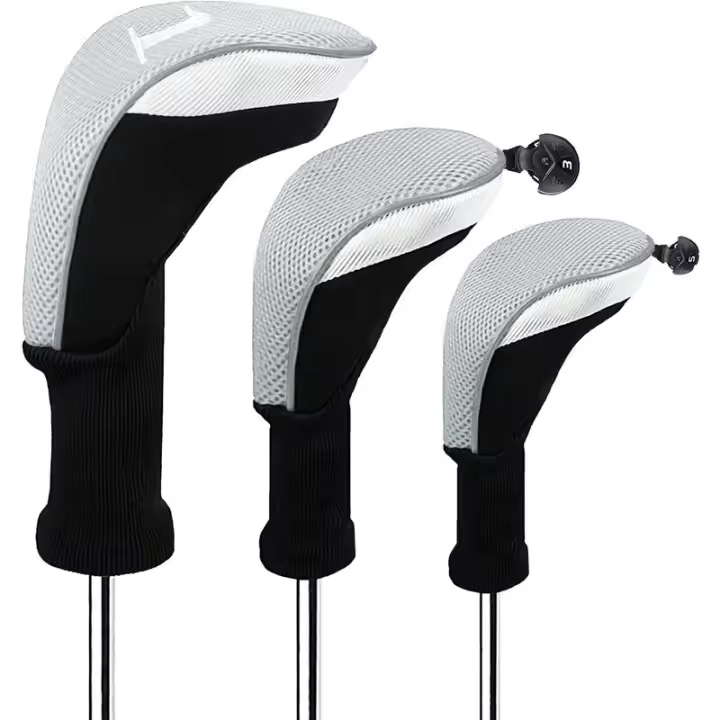 Cubiertas de madera para cabeza de palo de Golf, conjunto de calle de conductor híbrido intercambiable sin etiqueta, cubierta para cabeza de palo de Golf, regalos para exteriores para mujeres, hombres y niños - 1