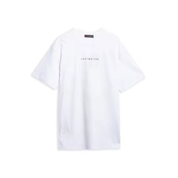 Camiseta Area Zero Blanca Gtr Copywritter Oversized Tee - 1