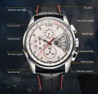 Reloj De Cuarzo Para Hombre PAGANI DESIGN 2023 Marca De Lujo Moda Militar Cuero Reloj De Pulsera Deportivo Resistente Al Choque Y Al Agua Movimiento Japonés - details 3