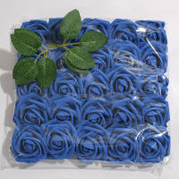 25pcs/Lote Rosa Artificial De PE De Alta Calidad Con Tallo Para Decoración De Boda Fiesta Cumpleaños Scrapbook Supplies - details 22