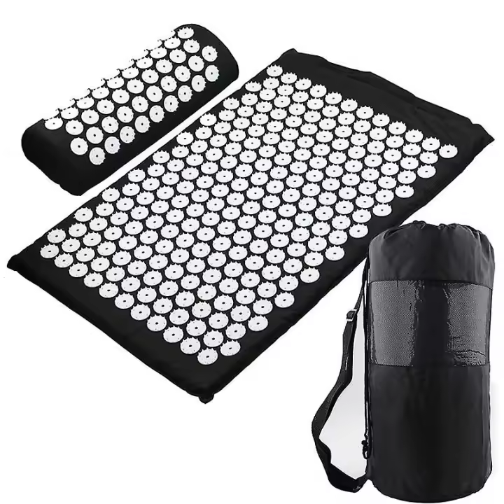 Alfombra para uñas + almohada para uñas para un Mayor bienestar - Spikepillow Black - 1