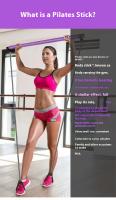 Barra De Fitness Ajustable Pilates Para Ejercicio En Casa Yoga Estiramiento Y Tonificación Con Cuerdas Elásticas Accesorio Deportivo Para Todas Las Edades - details 0